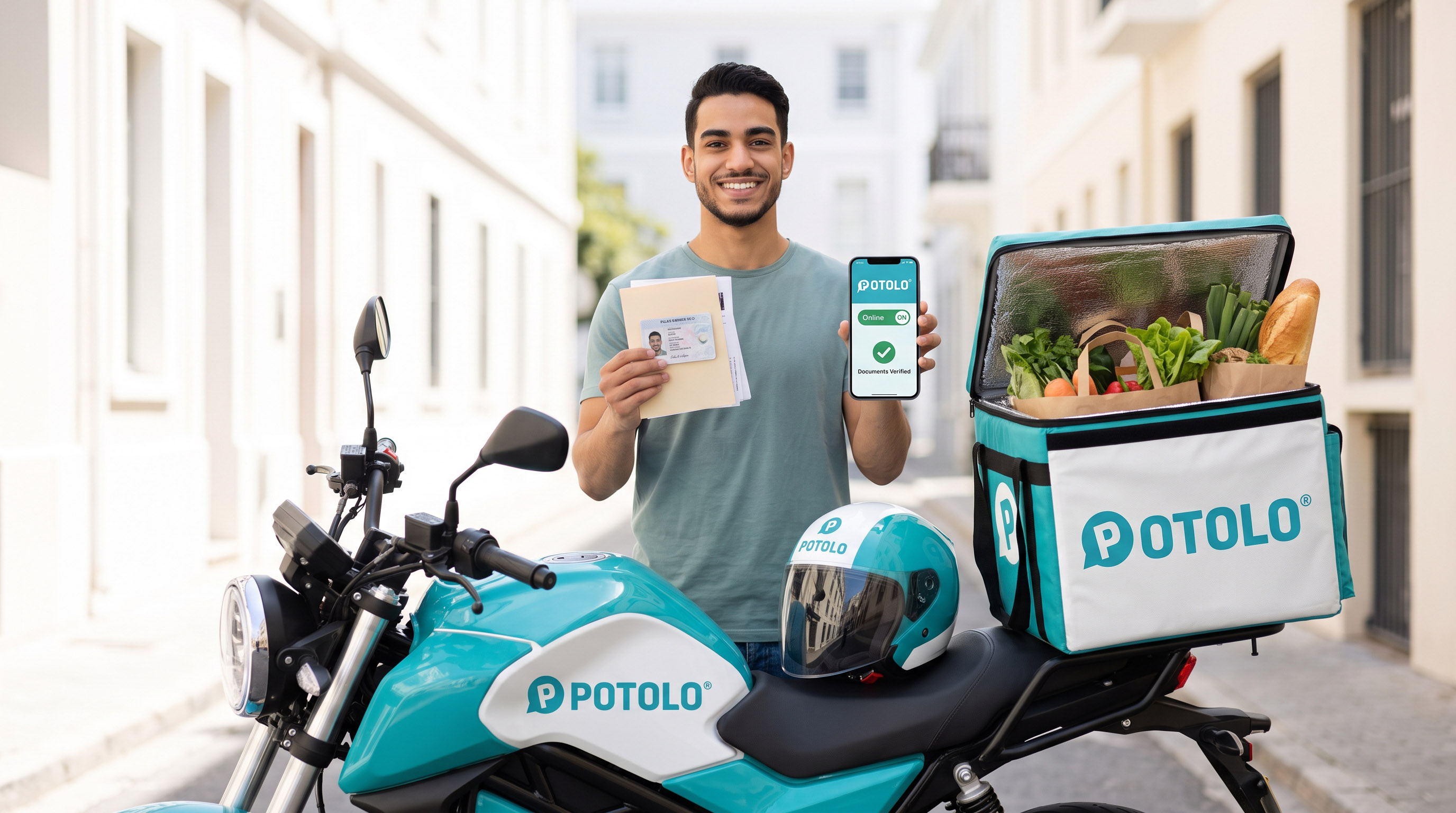 Getting on the road as a Potolo delivery partner