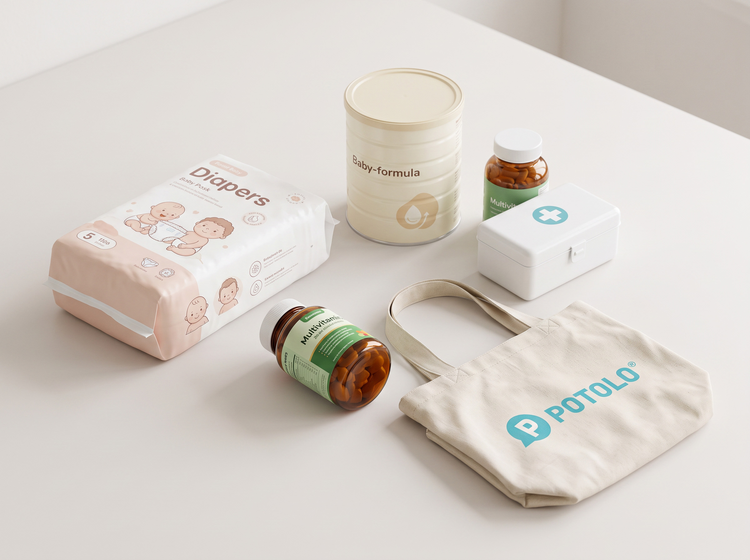 Health & Baby delivered from local grocery stores on Potolo