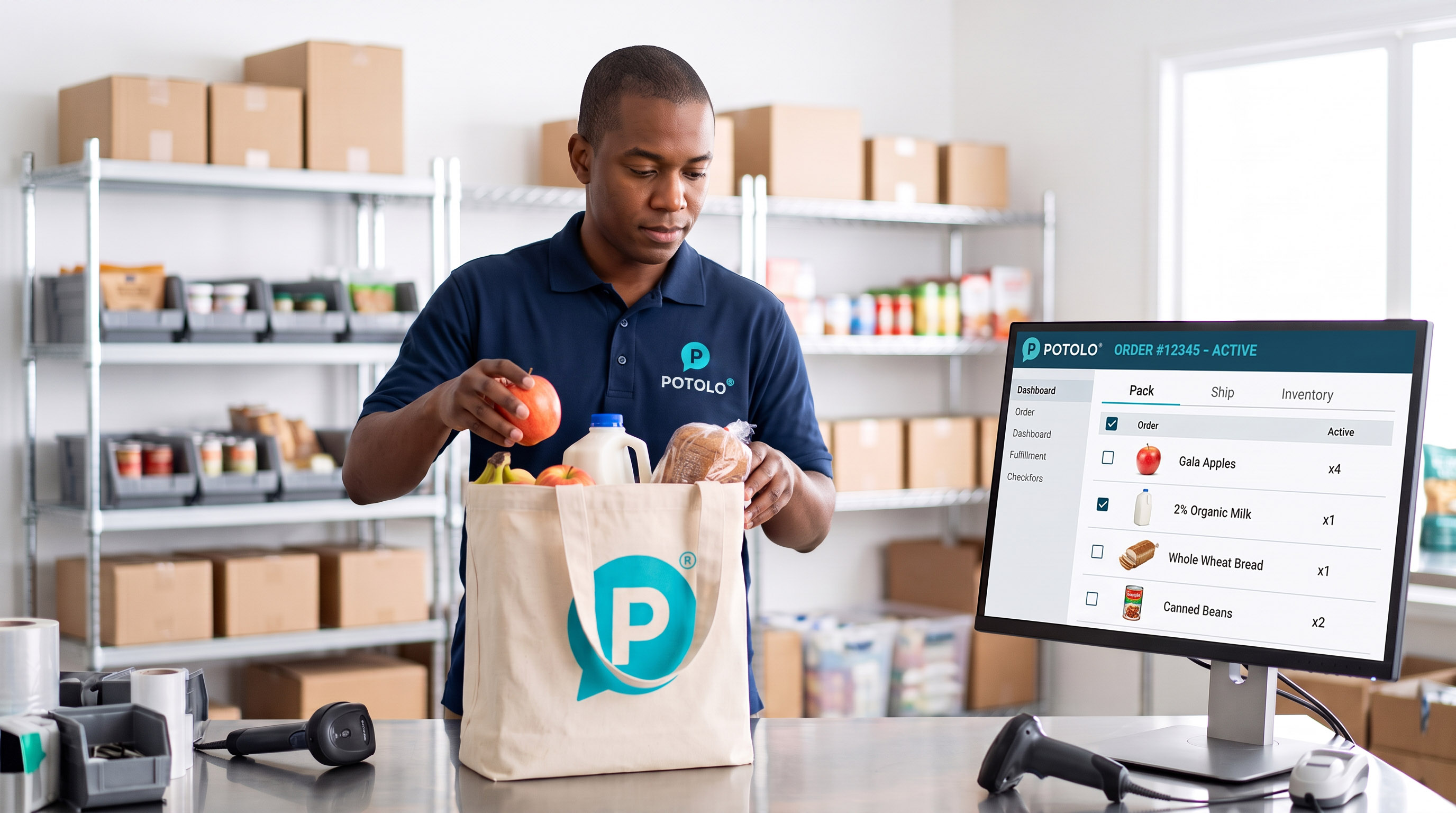 Fresh groceries you can trust from Potolo partner stores